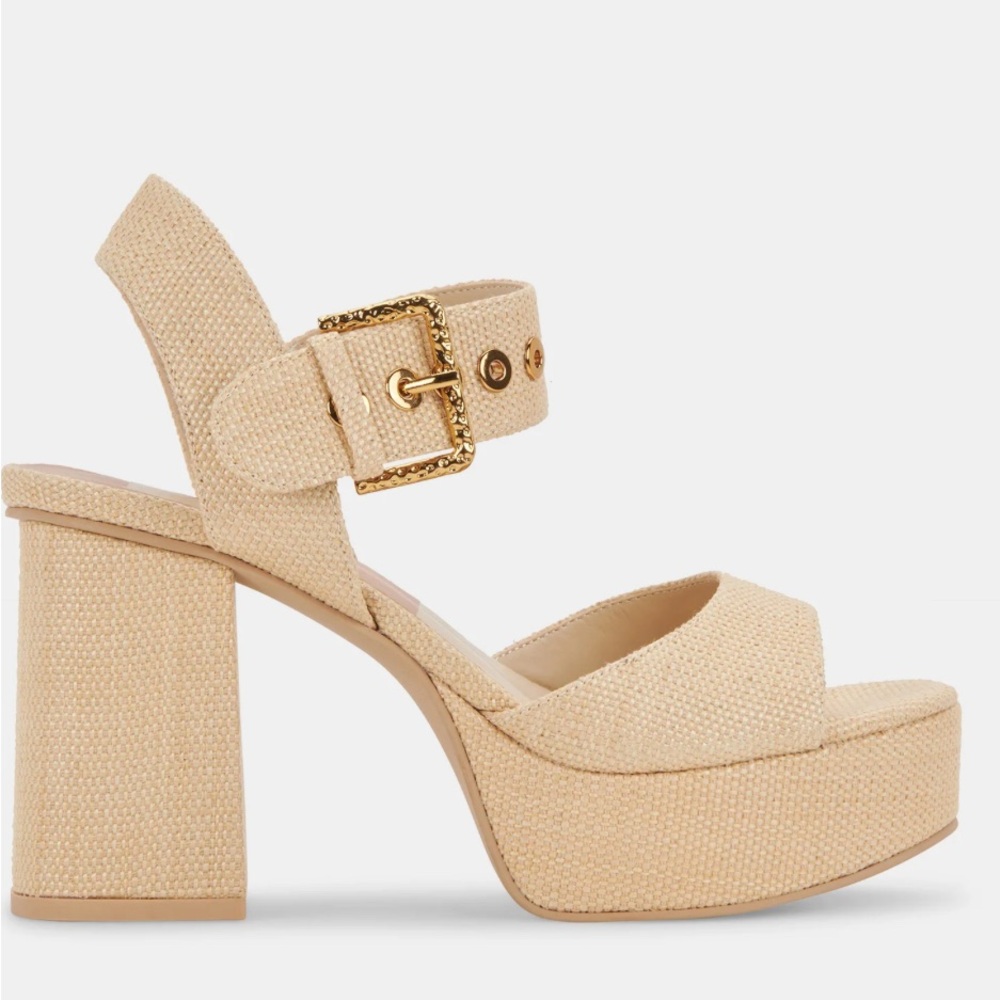 Dolce Vita Bobby Elegant Beige Platform Sandals
